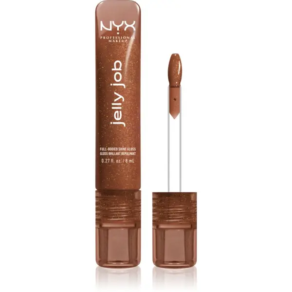NYX Professional Makeup NYX Professional Makeup Jelly Job svjetlucavo sjajilo za usne s plumping efektom nijansa Bling Me Jelly 7.5 ml