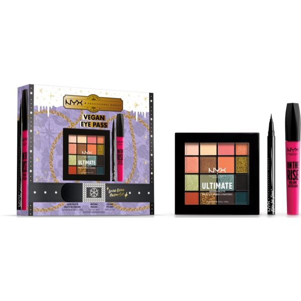 NYX Professional Makeup NYX Professional Makeup Limited Edition Xmass Eye Pass Set božićni poklon set za savršen izgled 3 kom