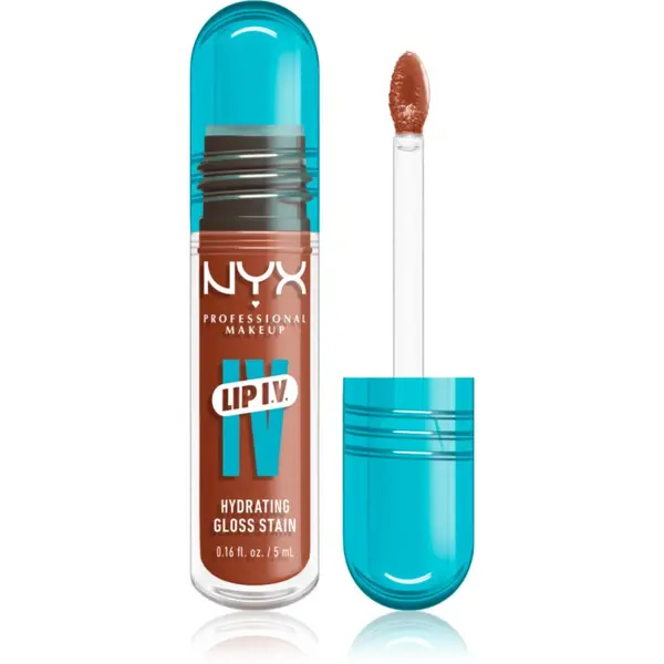 NYX Professional Makeup NYX Professional Makeup Lip IV dugotrajno sjajilo za usne s hidratantnim učinkom nijansa 01 - CARAMEL DRIP 5 ml
