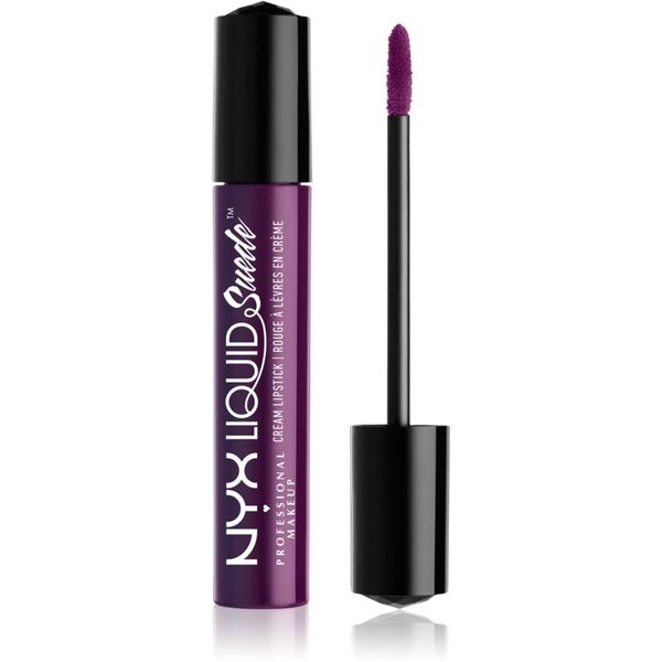 NYX Professional Makeup NYX Professional Makeup Liquid Suede™ Cream vodootporni tekući ruž za usne s mat finišom nijansa 19 Subversive Socialite 4 ml
