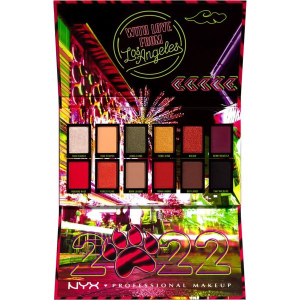 NYX Professional Makeup NYX Professional Makeup Lunar New Year 2022 paleta sjenila za oči 12x0,85 g