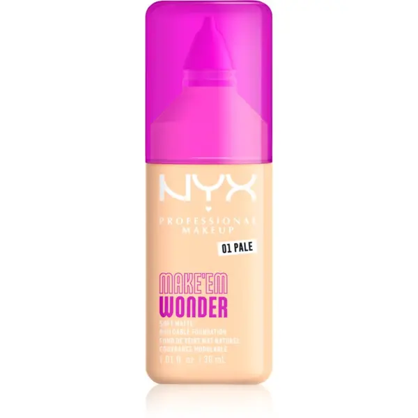 NYX Professional Makeup NYX Professional Makeup Make ‘Em Wonder blagi matirajući puder nijansa 01 Pale 30 ml