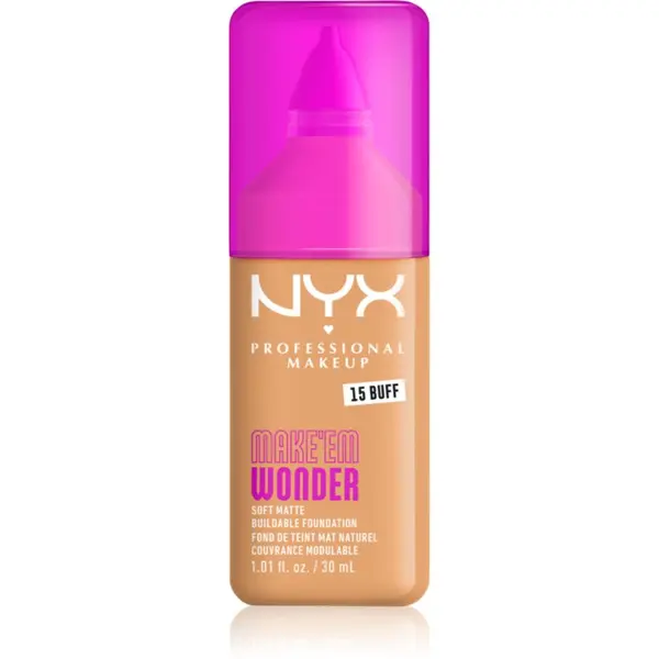 NYX Professional Makeup NYX Professional Makeup Make ‘Em Wonder blagi matirajući puder nijansa 15 Buff 30 ml