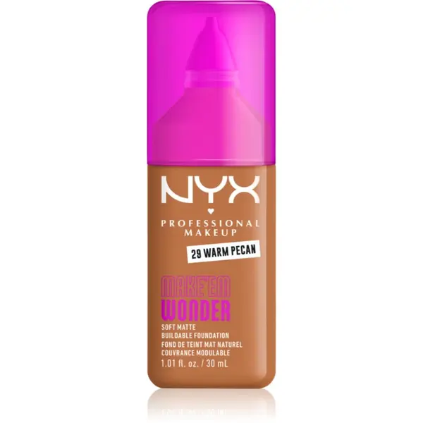 NYX Professional Makeup NYX Professional Makeup Make ‘Em Wonder blagi matirajući puder nijansa 29 Warm Pecan 30 ml