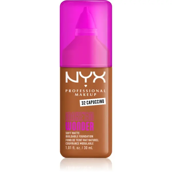 NYX Professional Makeup NYX Professional Makeup Make ‘Em Wonder blagi matirajući puder nijansa 32 Capuccino 30 ml