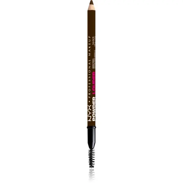 NYX Professional Makeup NYX Professional Makeup Powder Louder olovka za obrve sa četkicom nijansa Ash Brown 1 kom