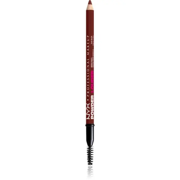 NYX Professional Makeup NYX Professional Makeup Powder Louder olovka za obrve sa četkicom nijansa Black Cherry 1 kom