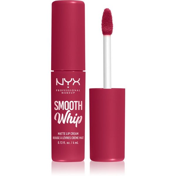 NYX Professional Makeup NYX Professional Makeup Smooth Whip Matte Lip Cream baršunasti ruž za usne s pomlađujućim učinkom nijansa 08 Fuzzy Slippers 4 ml
