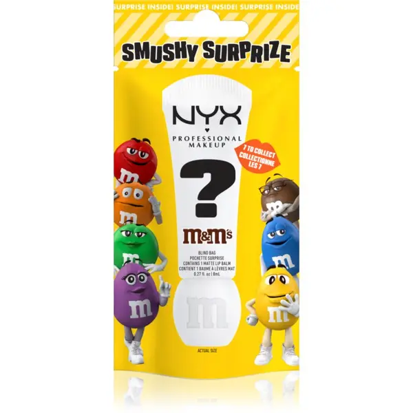 NYX Professional Makeup NYX Professional Makeup Smushy Surprize M&M's balzam za usne s mat efektom nijansa Surprize 8 ml