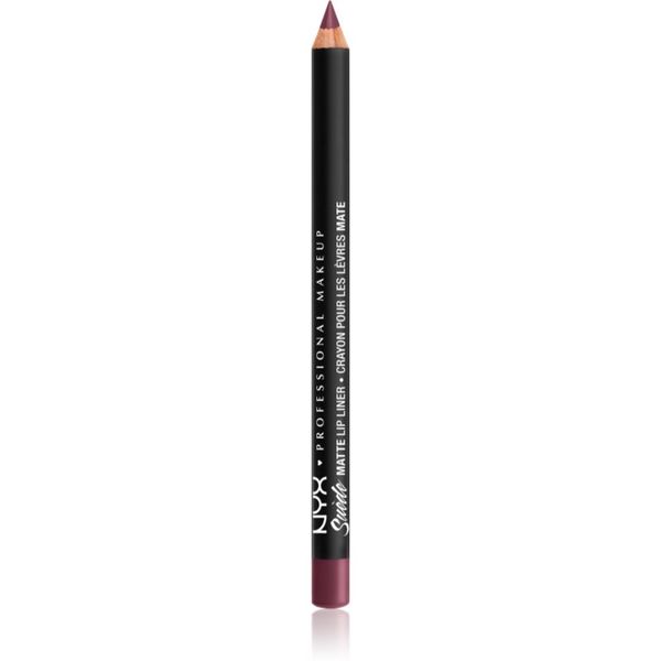NYX Professional Makeup NYX Professional Makeup Suede Matte Lip Liner mat olovka za usne nijansa 35 Prune 1 g