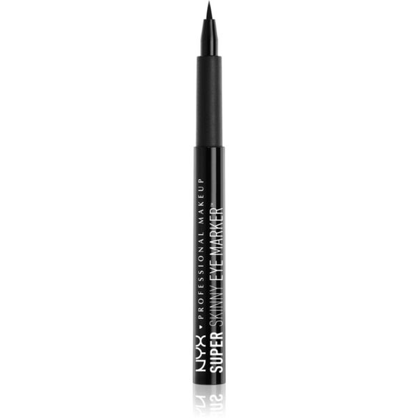 NYX Professional Makeup NYX Professional Makeup Super Skinny Eye Marker tuš za oči u flomasteru nijansa Carbon Black 1.1 ml