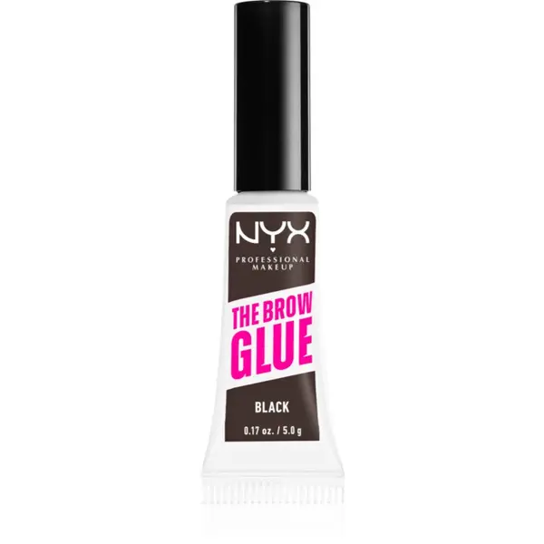 NYX Professional Makeup NYX Professional Makeup The Brow Glue gel za obrve nijansa 05 Black 5 g