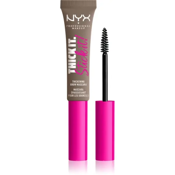 NYX Professional Makeup NYX Professional Makeup Thick it Stick It Brow Mascara maskara za obrve nijansa 01 Taupe 7 ml