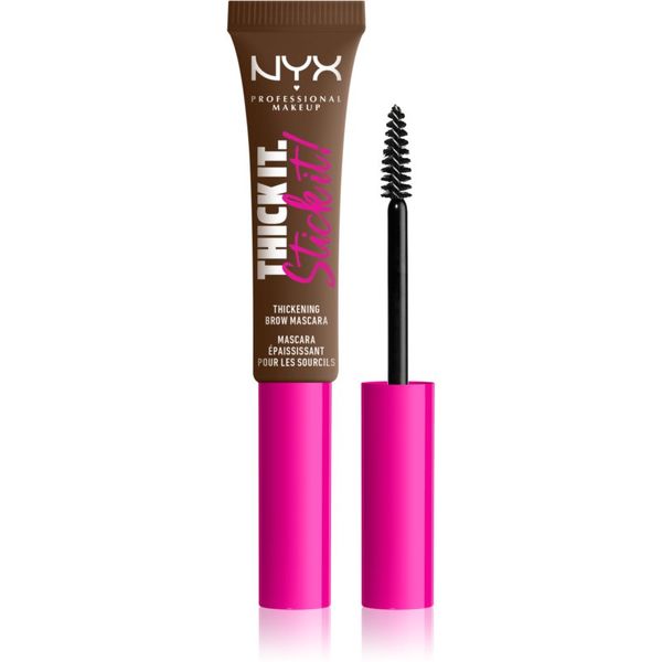 NYX Professional Makeup NYX Professional Makeup Thick it Stick It Brow Mascara maskara za obrve nijansa 06 Brunette 7 ml