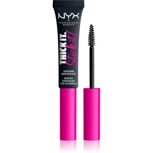 NYX Professional Makeup NYX Professional Makeup Thick it Stick It Brow Mascara maskara za obrve nijansa 08 - Black 7 ml