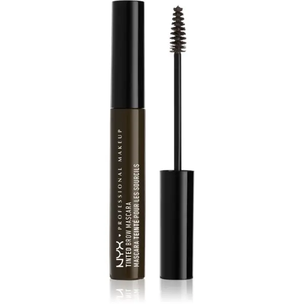 NYX Professional Makeup NYX Professional Makeup Tinted Brow Mascara maskara za obrve nijansa 05 Black 6.5 ml