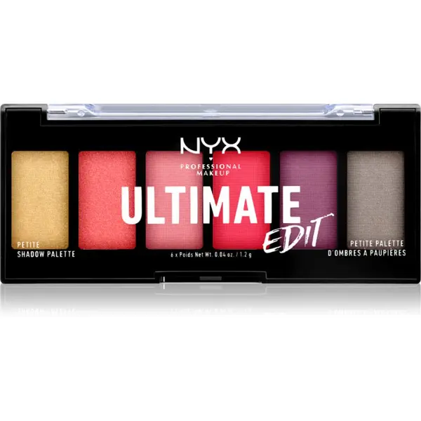 NYX Professional Makeup NYX Professional Makeup Ultimate Edit Petite Shadow paleta sjenila za oči nijansa 03 Phoenix 6x1.2 g