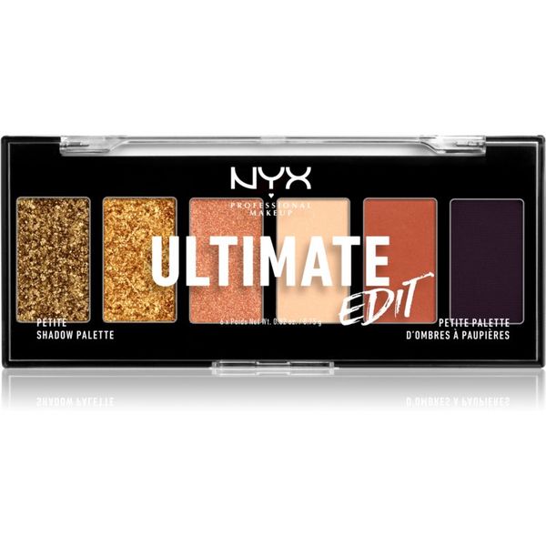 NYX Professional Makeup NYX Professional Makeup Ultimate Edit Petite Shadow paleta sjenila za oči nijansa 06 Utopia 6x1.2 g