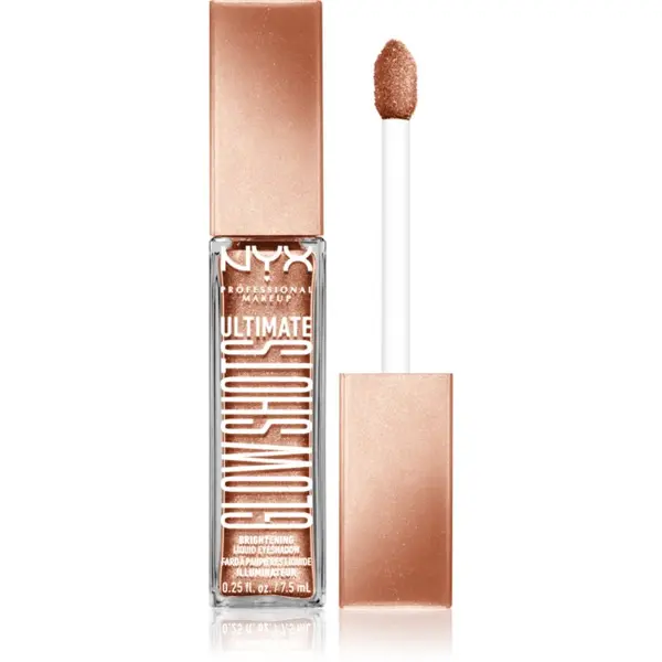 NYX Professional Makeup NYX Professional Makeup Ultimate Glow Shots tekuće sjenilo za oči sa šljokicama nijansa 06 Golden Goji 7,5 ml