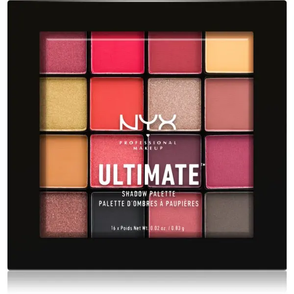 NYX Professional Makeup NYX Professional Makeup Ultimate Shadow Palette paleta sjenila za oči nijansa Phoenix 16x0.83 g