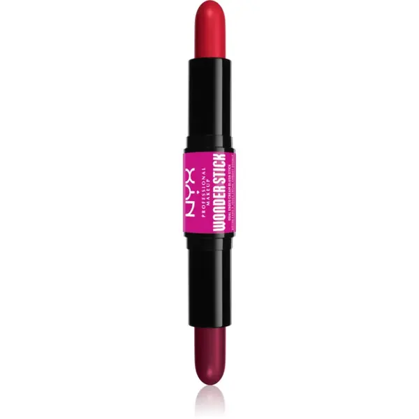 NYX Professional Makeup NYX Professional Makeup Wonder Stick Cream Blush dvostrani korektor nijansa 05 Bright Amber and Fuchsia 2x4 g