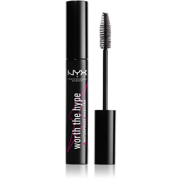 NYX Professional Makeup NYX Professional Makeup Worth The Hype vodootporna maskara nijansa 01 Black 7 ml