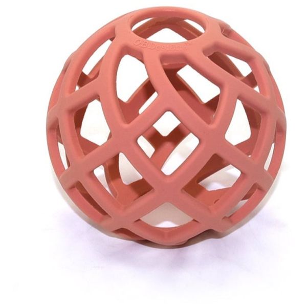 O.B Designs O.B Designs Eco-Friendly Teether Ball grickalica za bebe Blush 3m+ 1 kom