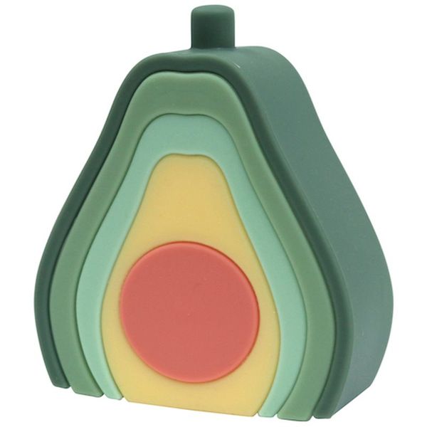 O.B Designs O.B Designs Silicone Avocado Stacker aktivna igračka 10m+ 1 kom