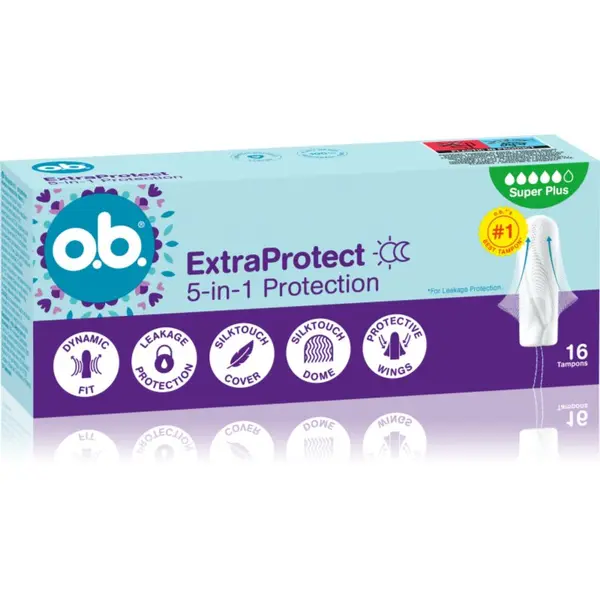 o.b. o.b. Extra Protect Super+ tamponi 16 kom