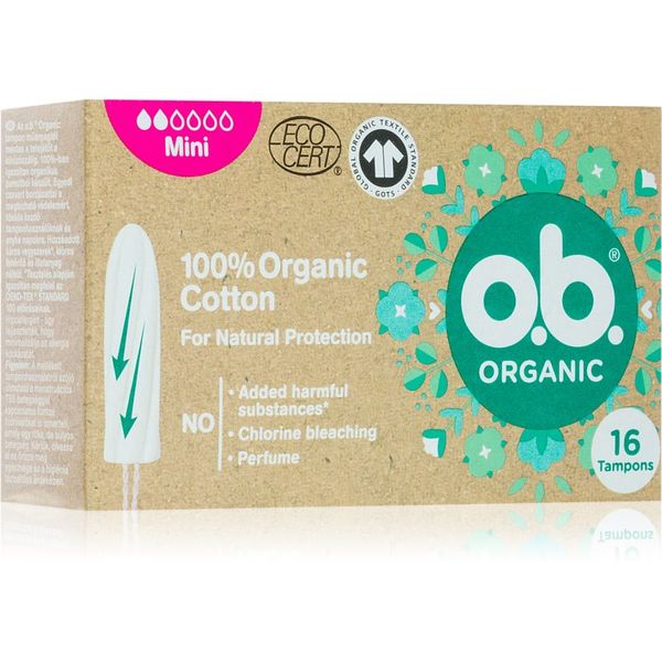 o.b. o.b. Organic Mini tamponi 16 kom