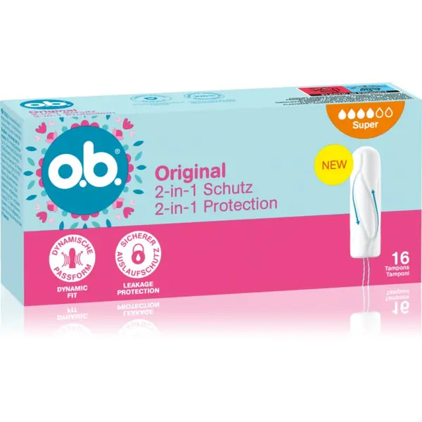 o.b. o.b. Original Super tamponi za obilnu menstruaciju 16 kom