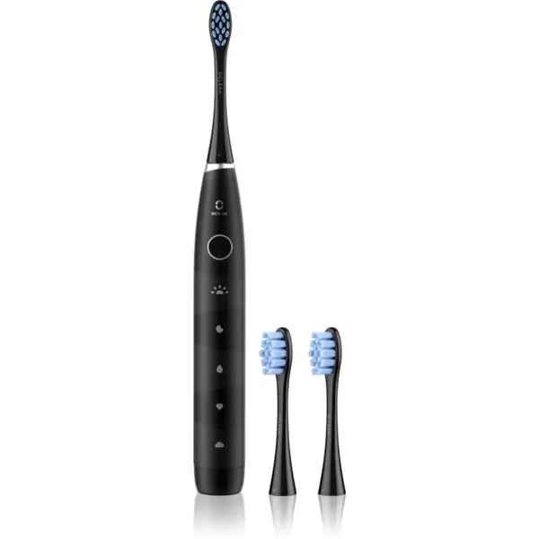 OClean Oclean Flow S sonična četkica za zube + 2 zamjenske glave Black 1 kom