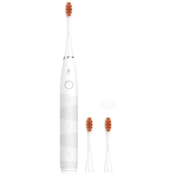 OClean Oclean Flow S White Set sonična električna četkica za zube(+ 2 zamjenske glave)
