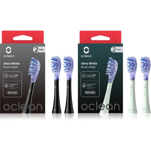 OClean Oclean Ultra White Set zamjenske glave za zubnu četkicu Black & Green