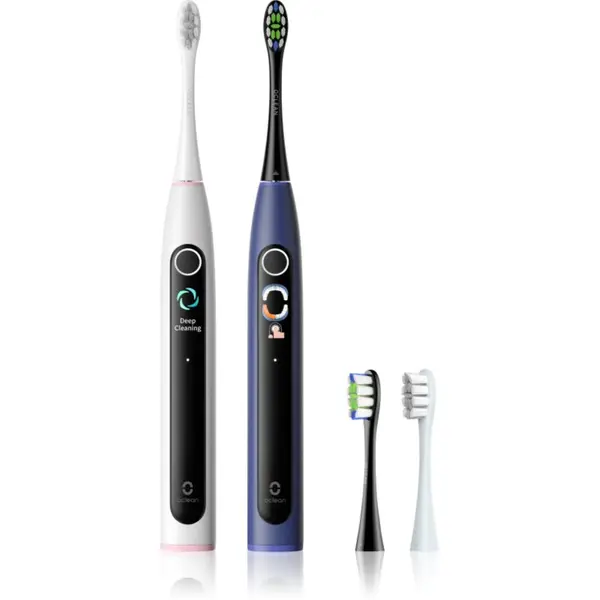 OClean Oclean X Lite Duo Set sonična četkica za zube + zamjenske glave Blue+Grey