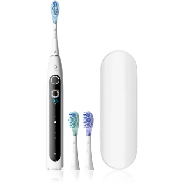 OClean Oclean X Pro 20 Set sonična četkica za zube + 2 zamjenske glave s putnom torbicom White