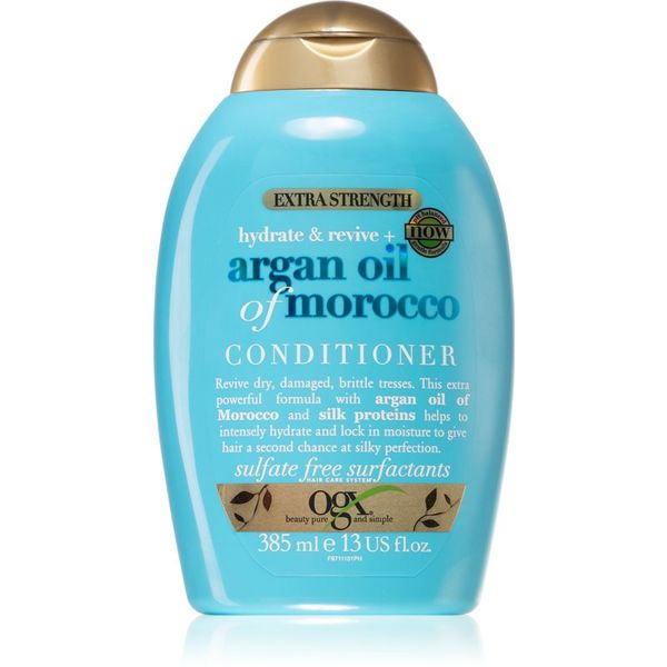OGX OGX Argan Oil Of Morocco Extra Strenght obnavljajući regenerator za oštećenu kosu 385 ml