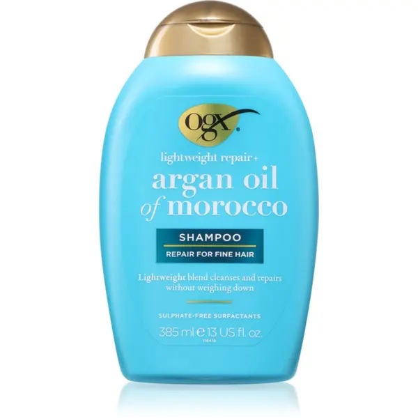 OGX OGX Argan Oil Of Morocco Lightweight Shampoo šampon za sjaj i hidrataciju 385 ml