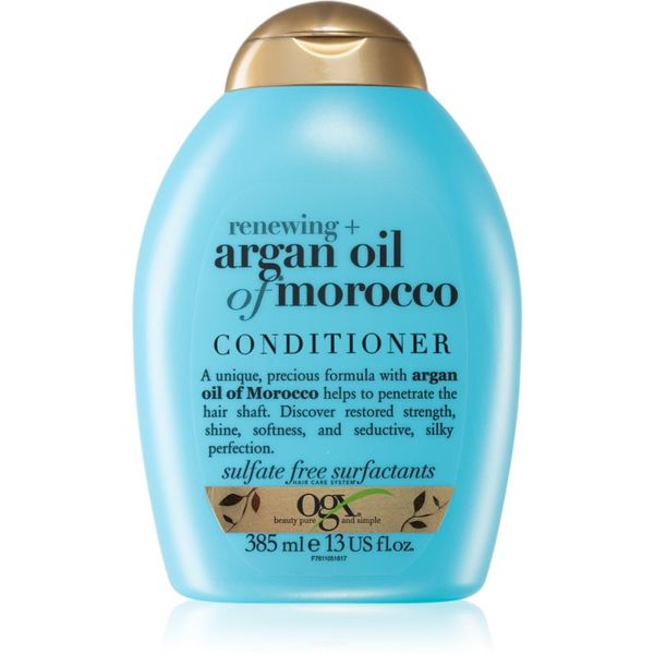 OGX OGX Argan Oil Of Morocco regenerator za učvršćivanje za sjajnu i mekanu kosu 385 ml