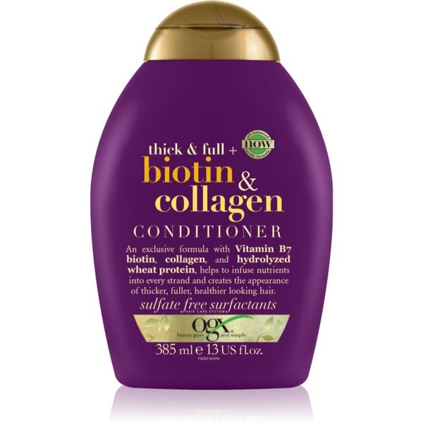 OGX OGX Biotin & Collagen regenerator za gustoću za volumen kose 385 ml
