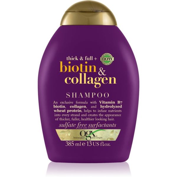 OGX OGX Biotin & Collagen šampon za gustoću za volumen kose 385 ml