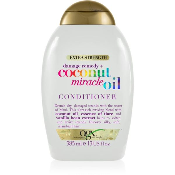 OGX OGX Coconut Miracle Oil regenerator za jačanje kose s kokosovim uljem 385 ml