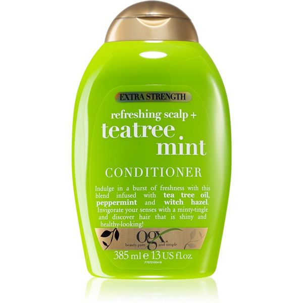 OGX OGX Teatree Mint Extra Strenght osvježavajući regenerator 385 ml