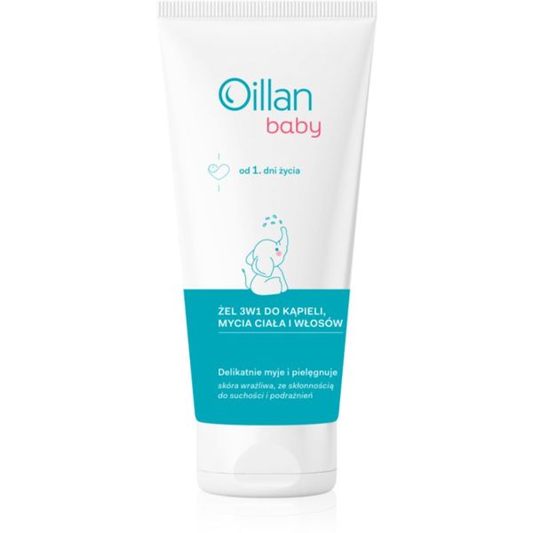 Oillan Oillan Baby Gentle Body Wash dječji gel i šampon 3 u 1 200 ml