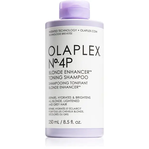 Olaplex Olaplex N°4P Blond Enhancer Toning Shampoo ljubičasti šampon za toniranje neutralizirajući žuti tonovi 250 ml