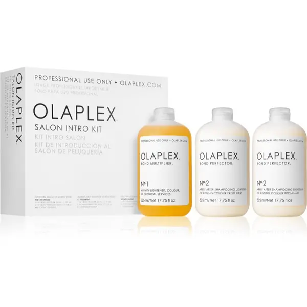 Olaplex Olaplex Salon Intro Kit Salon Into Kit set za kemijski tretiranu kosu 3x525 ml