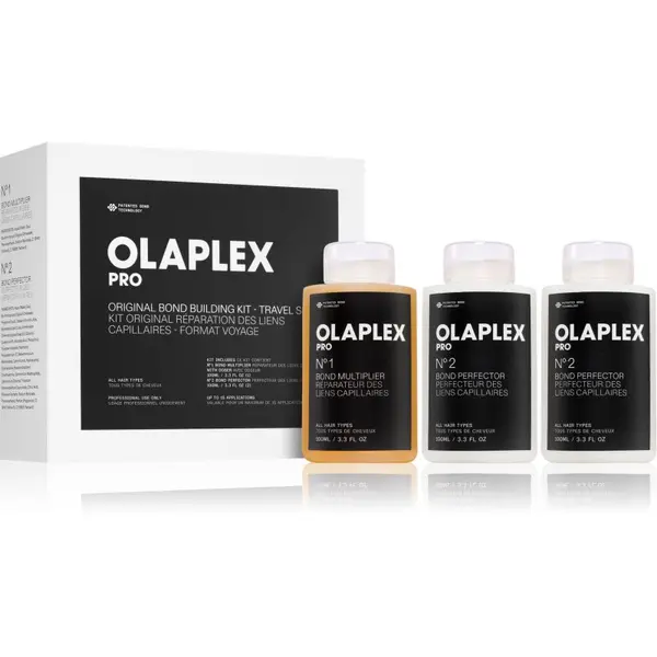 Olaplex Olaplex Set Bond Building Kit Travel Size kura za kosu za kemijski tretiranu kosu 3 kom
