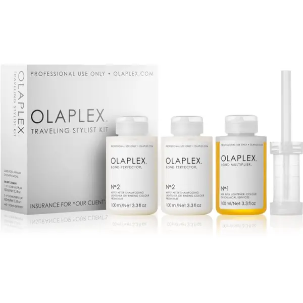Olaplex Olaplex Traveling Stylist Kit putni set za izbijeljenu, obojenu i kemijski tretiranu kosu za žene