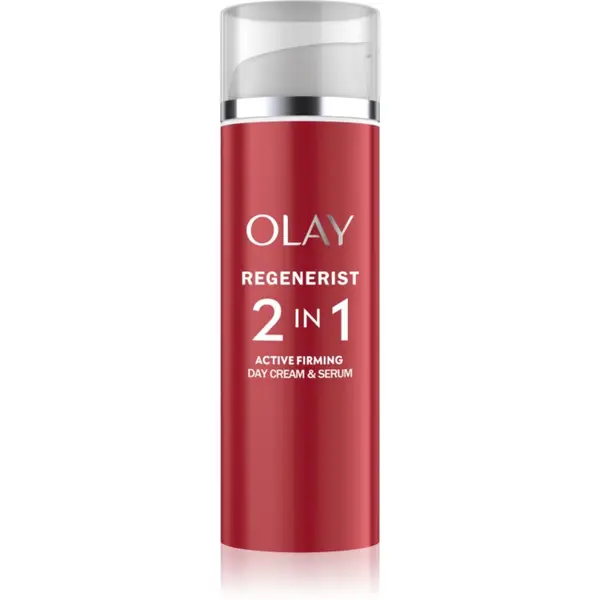 Olay Olay Regenerist 2 in 1 Day Cream & Serum učvršćujuća dnevna krema i serum protiv bora 2u1 50 ml