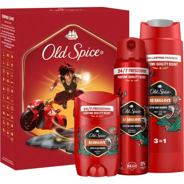 Old Spice Old Spice Bearglove Anime poklon set za muškarce